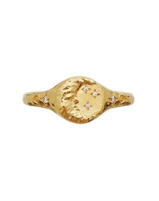Maanesten - Magdalena Ring - Guld
